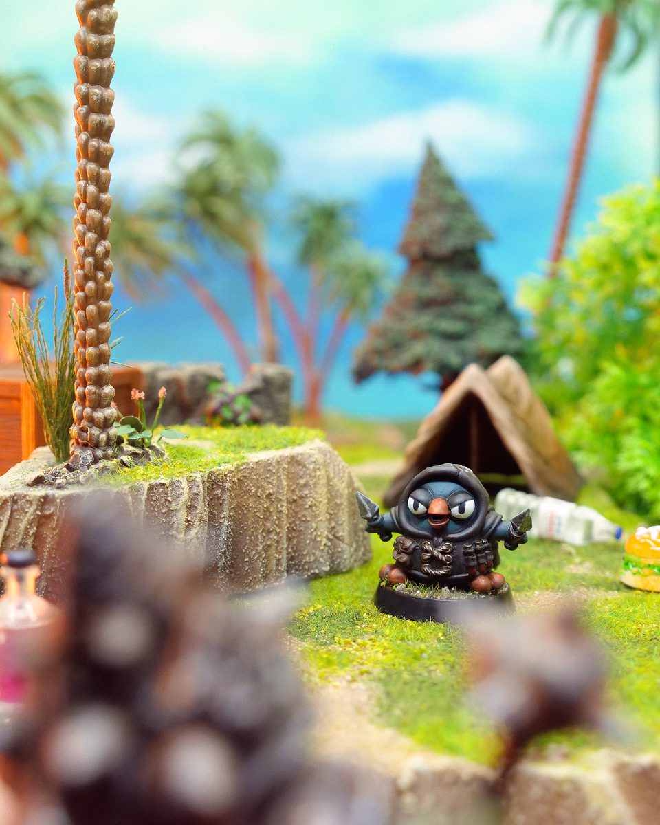 Miniature gameplay photo