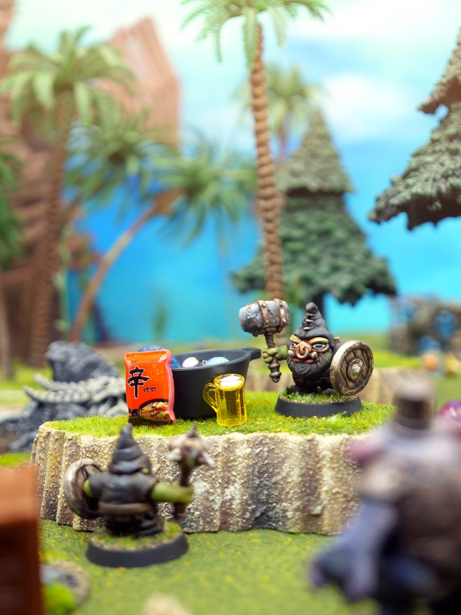 Miniature gameplay photo