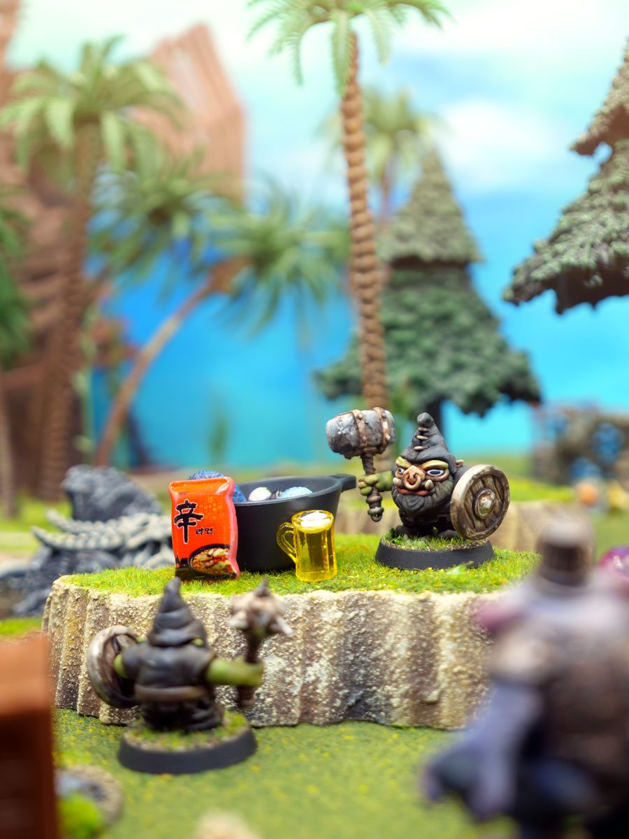 Miniature gameplay photo
